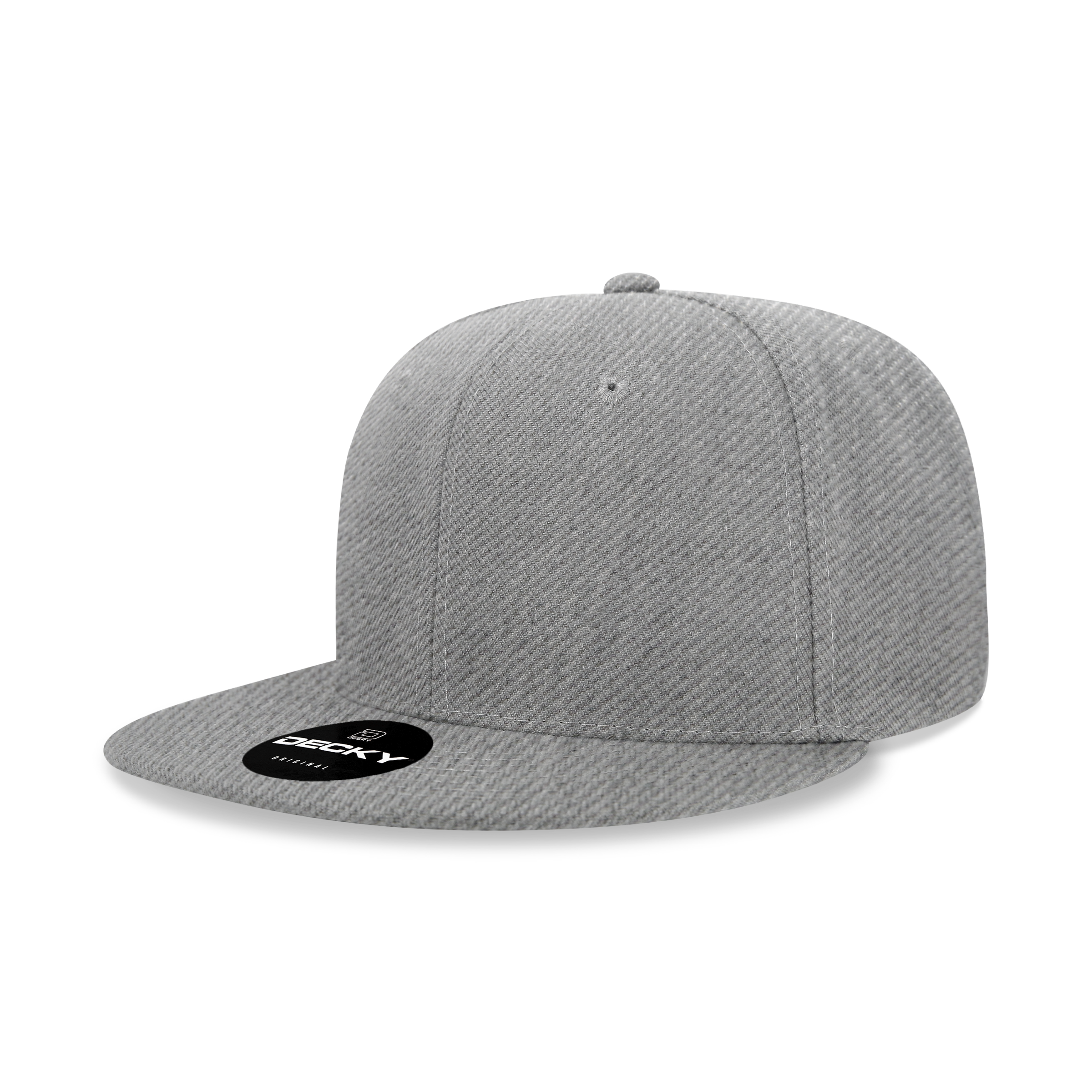 The Park Wholesale - Wholesale Flat Brim Cap - Men's - Decky 6020 - High Profile 6 Panel Snapback, Flat Bill Hat - 602017