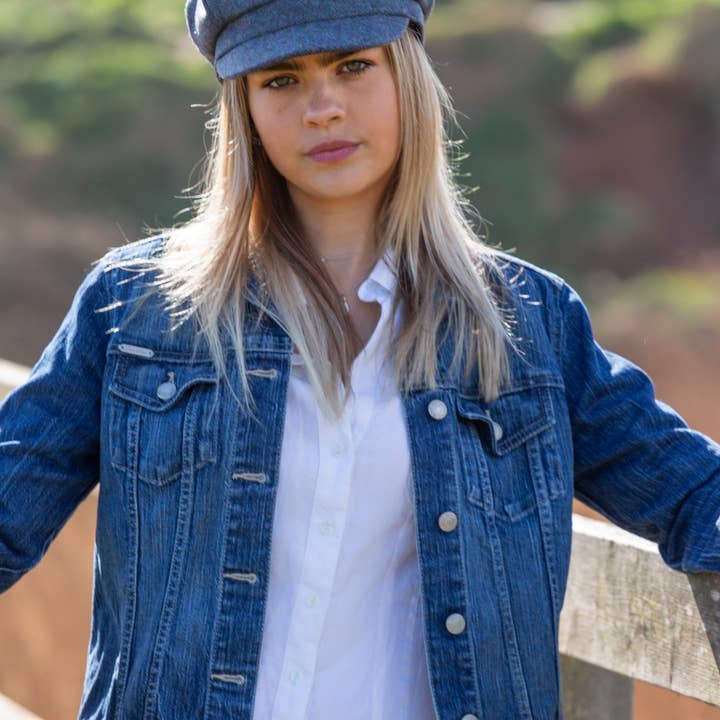 Proppa Toppa Hats - Vente Casquette gavroche – femme - Casquette gavroche en laine tweed pour femme8