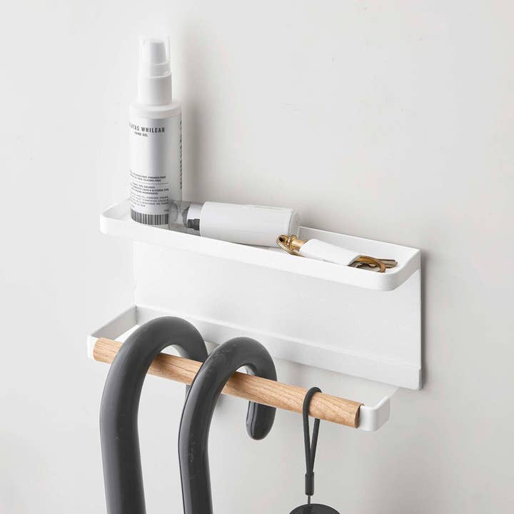 Yamazaki Home - Wholesale Umbrella Stand - Magnetic Umbrella Holder - Steel + Wood
