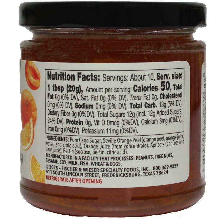 Fischer & Wieser - Wholesale Jam/Jelly - Orange Apricot Marmalade - SEASONAL1