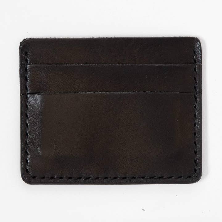 Porte-cartes mince noir pour la vente par KMM & Co.