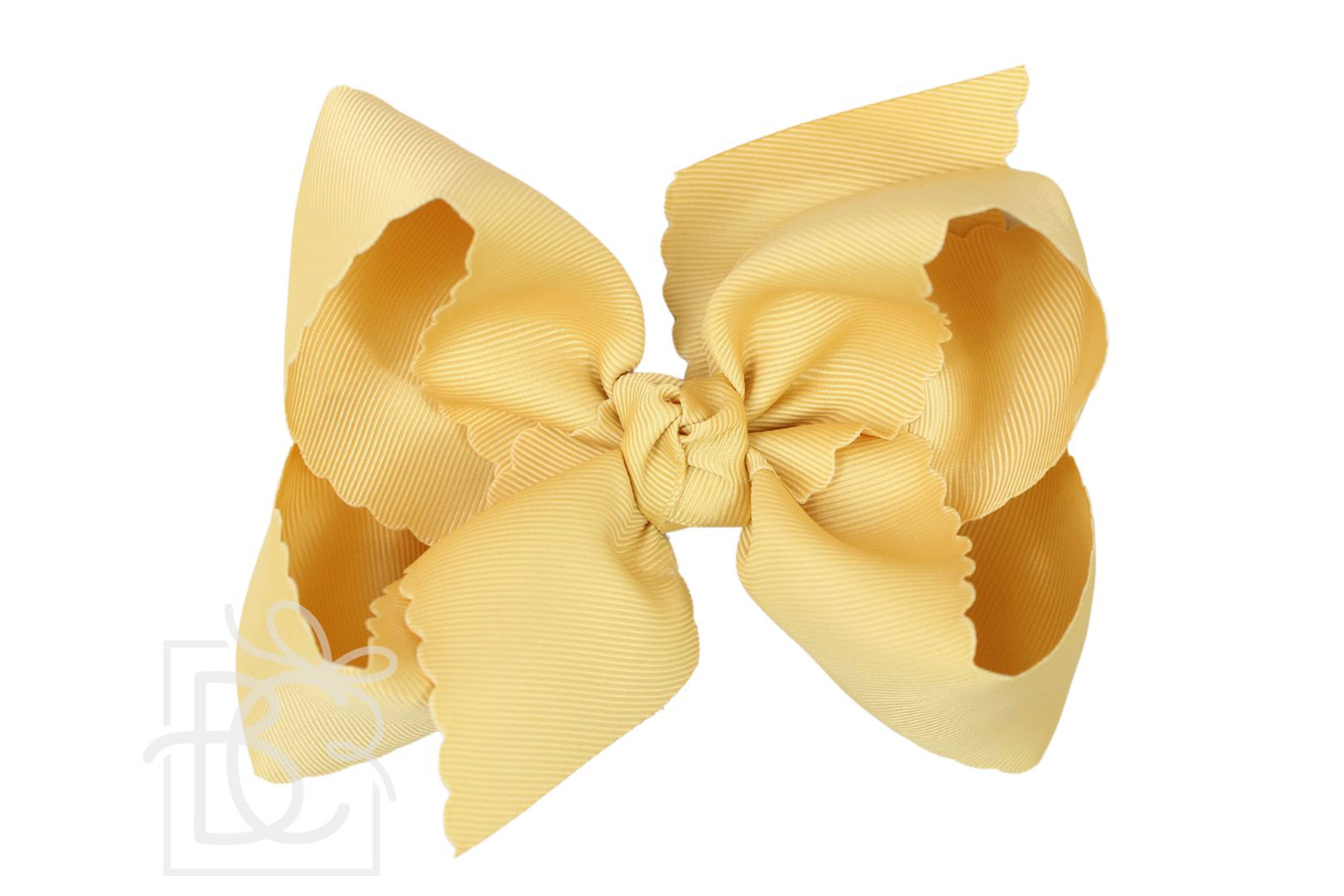 Beyond Creations, LLC – wholesale Hair bow – Kids – SCALLOPED EDGE BOW64