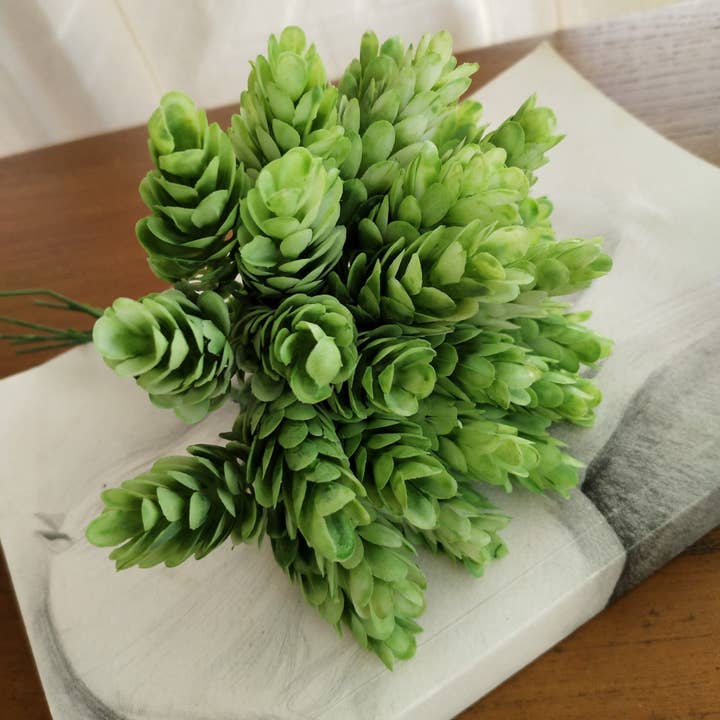 Sweet Home Deco - Wholesale Kunstbloemen - 7''T Kunstmatige Hop Groen Ambachtelijke Picks voor Bloemontwerpen6