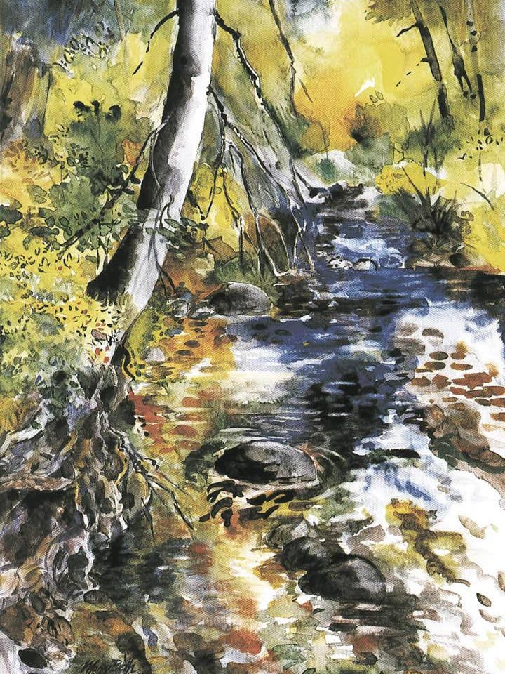 Rattlesnake Creek - Notizkarte für den Großhandel von Frame of Mind