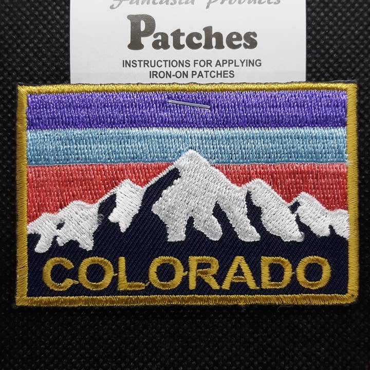Patch - CO Sunset for Colorado for wholesale by Fantastic Souvenirs, Gifts & Collectibles