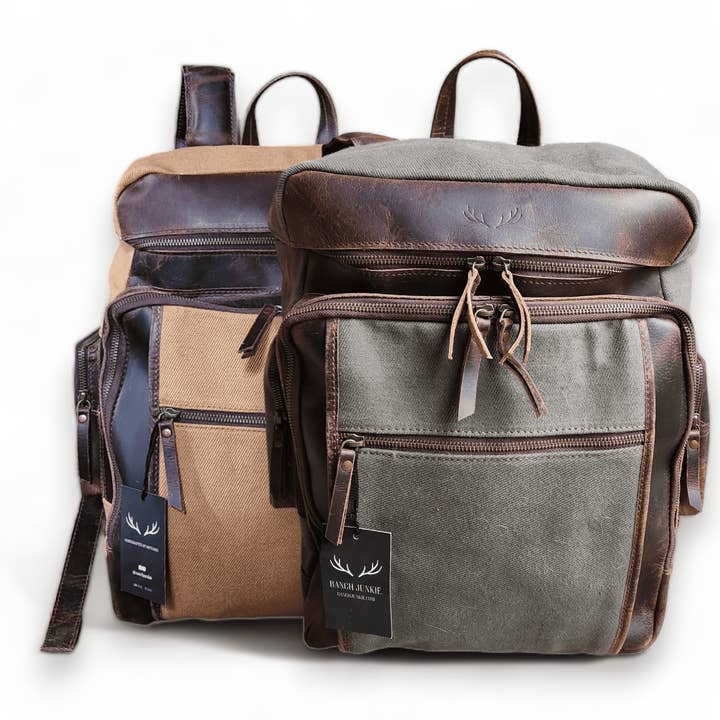 The Canvas Drifter Backpack for wholesale by Ranch Junkie