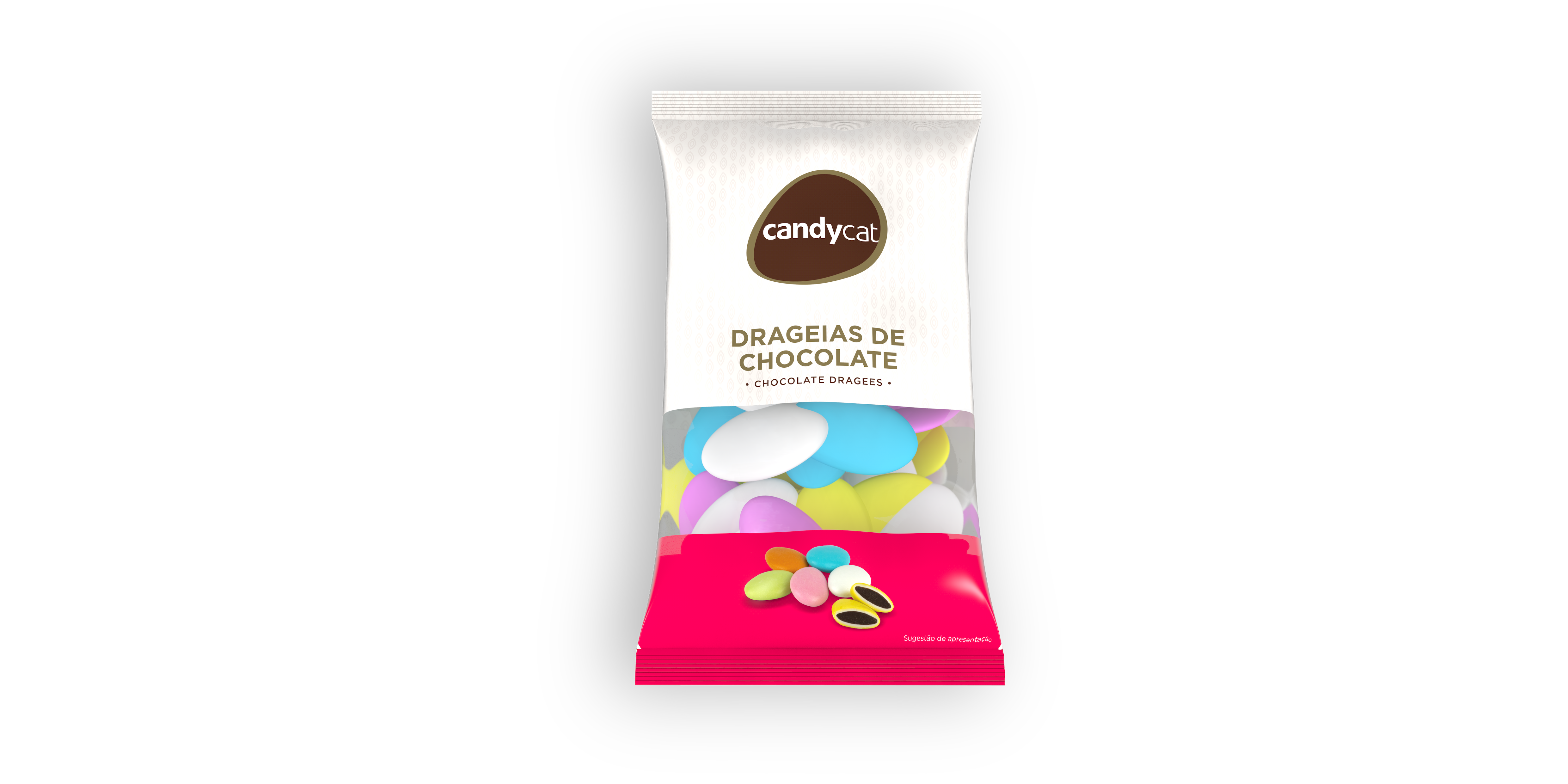 Candycat - Wholesale Chocolate Covered Sweets - Candycat - Chocolate Dragee - 150g Sachet0