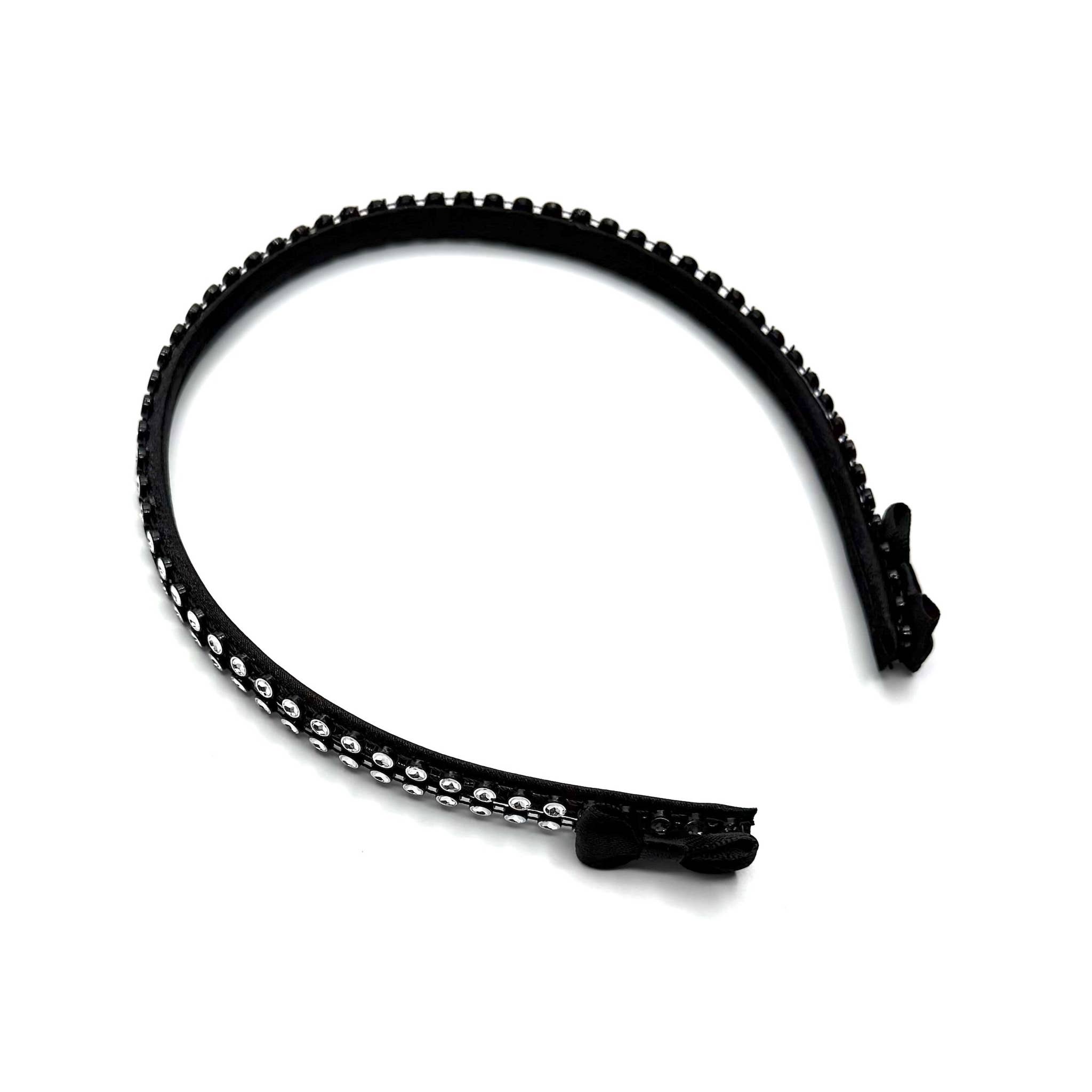 Tyes By Tara - Wholesale Fashion Headband - Women's - Vixen Tyera | Sparkly Rhinestone Mesh Headband 1