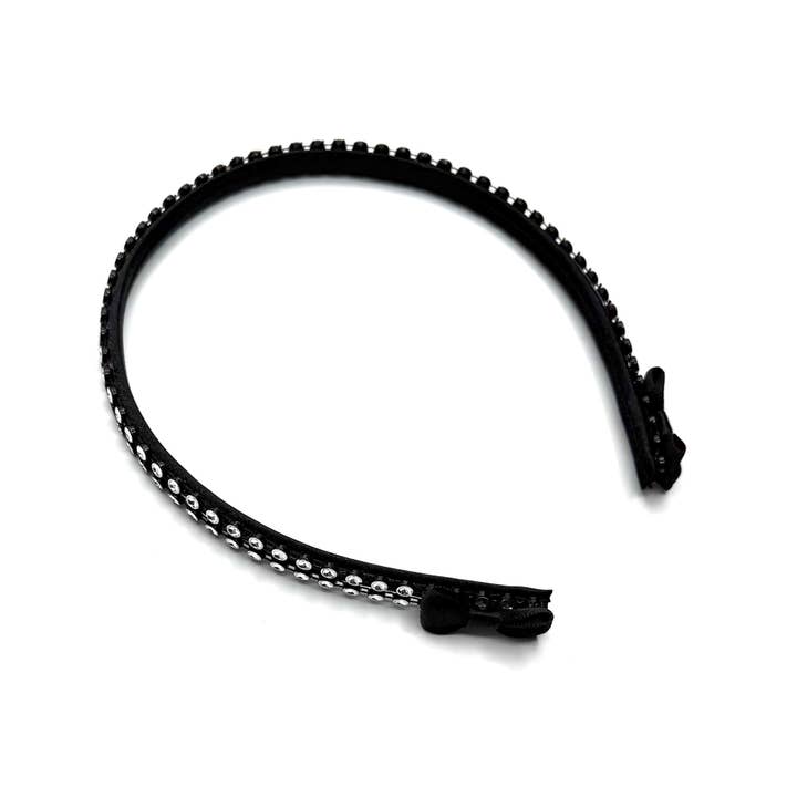 Tyes By Tara - Wholesale Fashion Headband - Women's - Vixen Tyera | Sparkly Rhinestone Mesh Headband 1