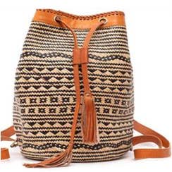 Convertible Backpack in Bee Delightful Eco Friendly Canvas - Land & Kamp