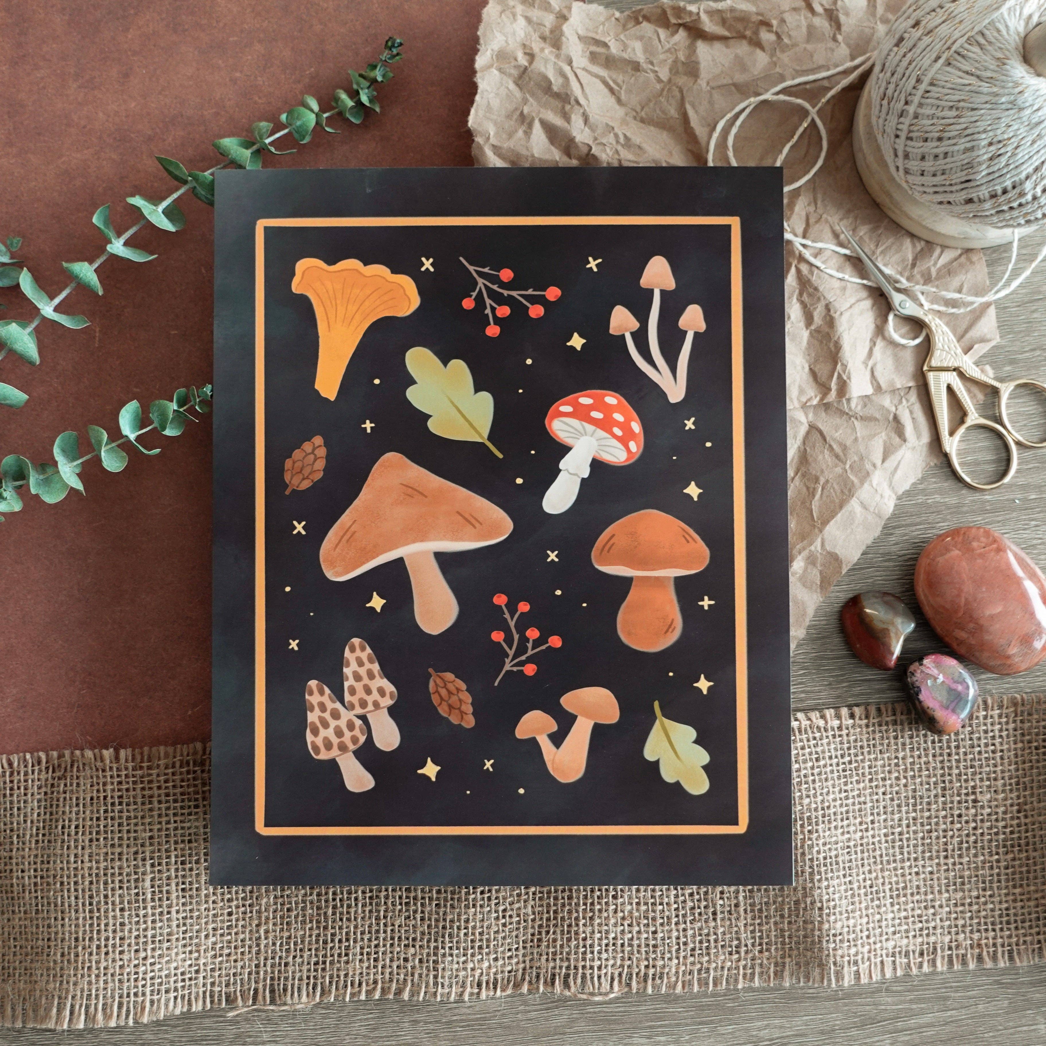 Fun Gal Studio - Wholesale Art Print - Mushrooms - Art Print2