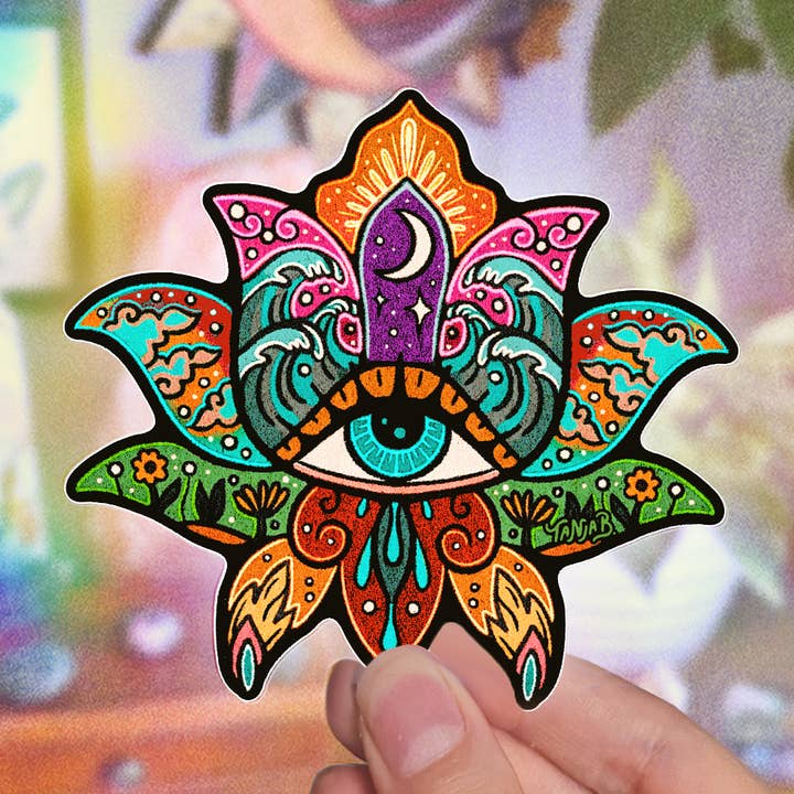 𝐍𝐔𝐄𝐕𝐎: Lotus - Pegatina para venta al por mayor de SeeknRevel