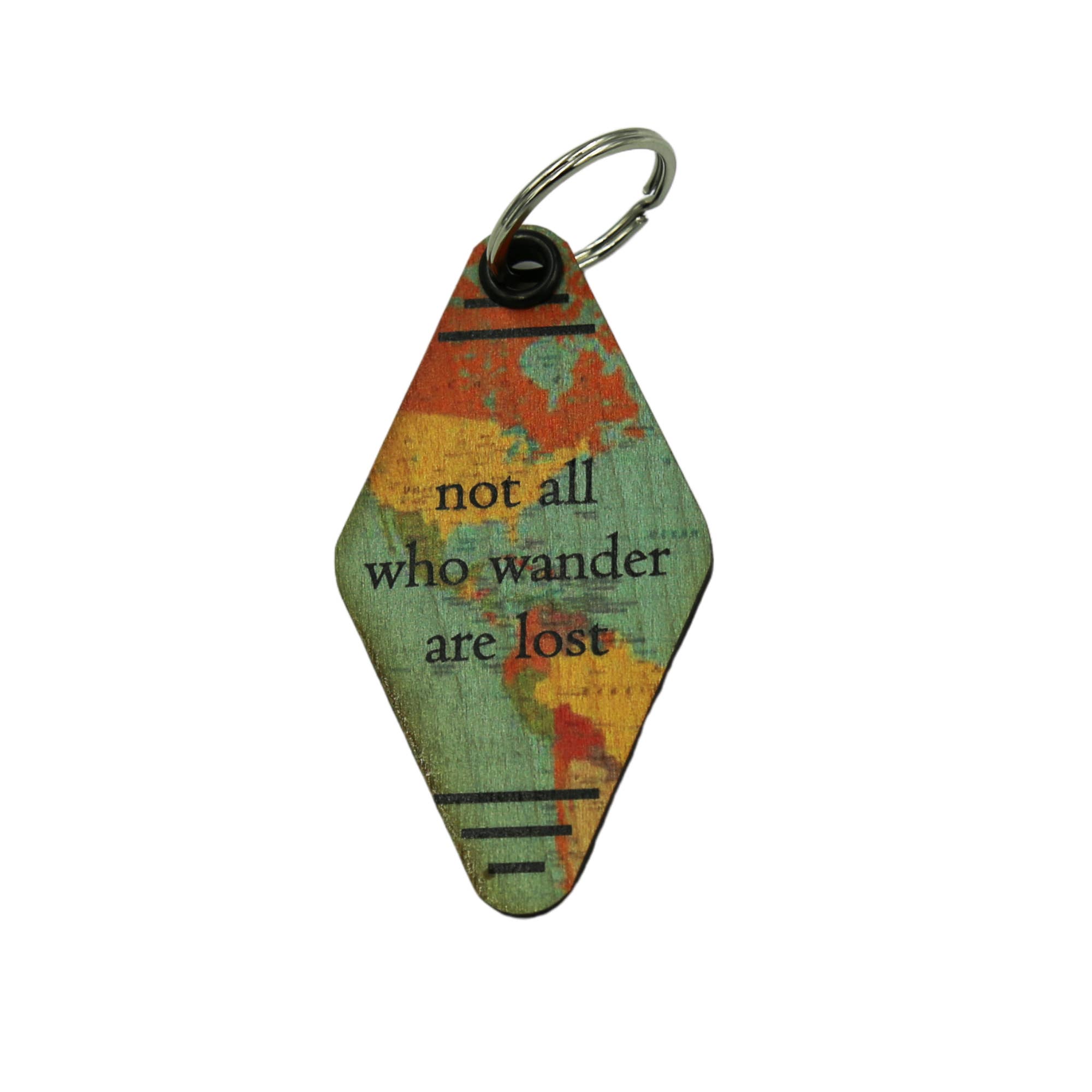 Driftless Studios - Wholesale Keychain - Unisex - Travel Keychain - Not all who wander are lost