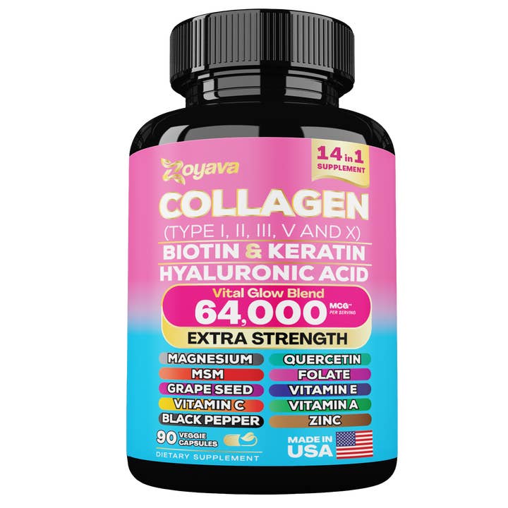 Zoyava - Wholesale Oral Supplement/Vitamin - Cosmic Collagen Beauty Complex - 64,000MCG