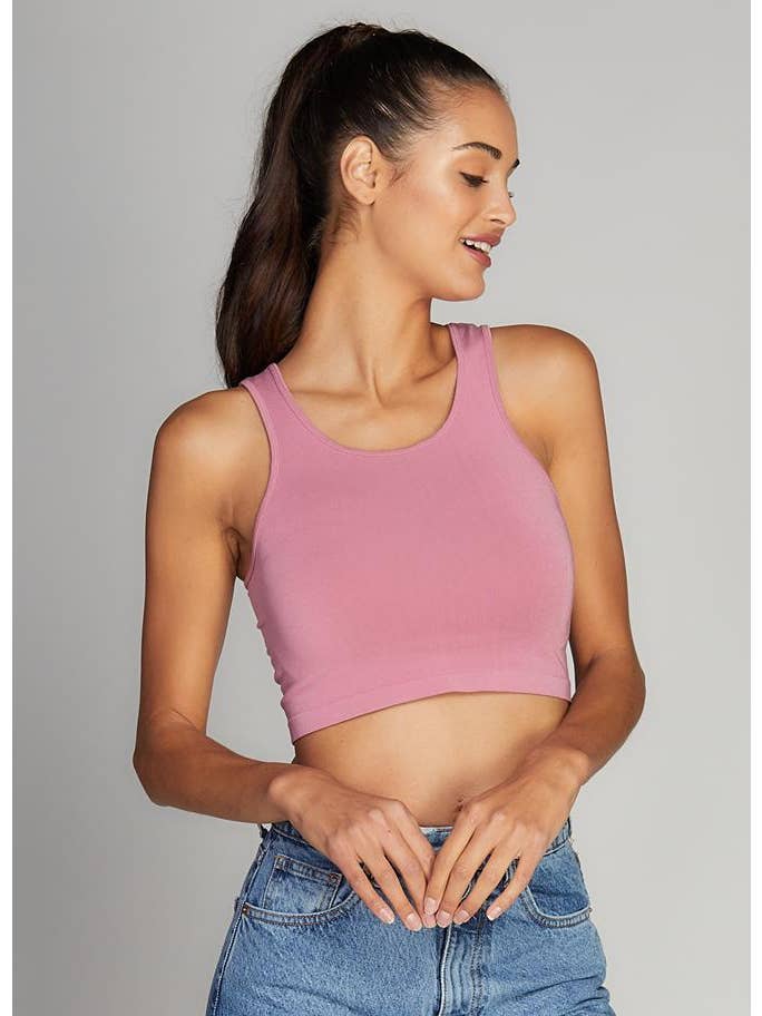 C'est Moi Clothing Co - Wholesale Tank Top - Women's - Bamboo Crop Tank Top- CEBT110514