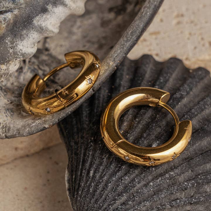 Valentina Goldohrring für den Großhandel von Faya & Co.