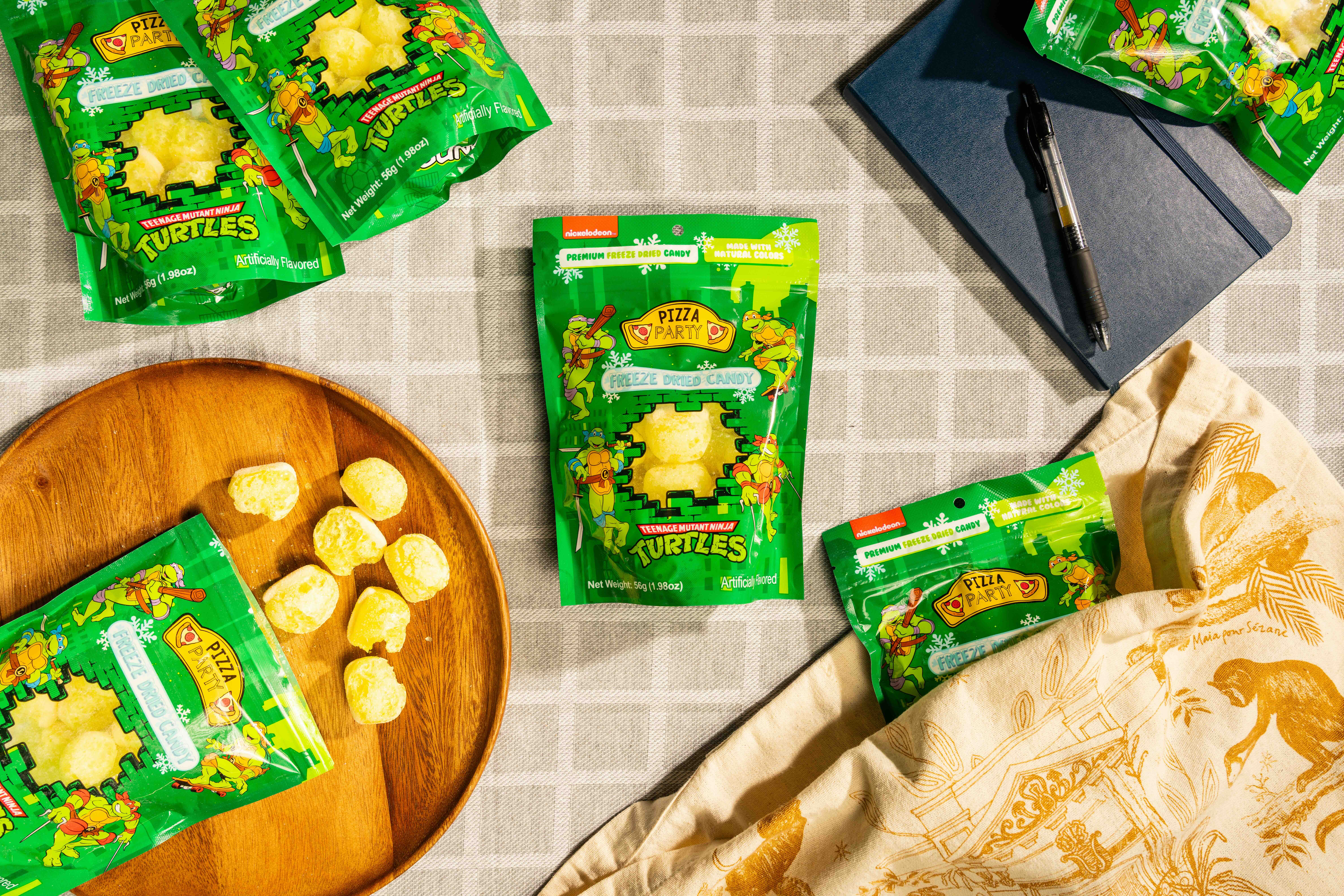 Bubblegum Kids - Wholesale Hard Candy - TMNT Pizza Party Freeze Dried Candy - 1.97oz, 10ct RRP4