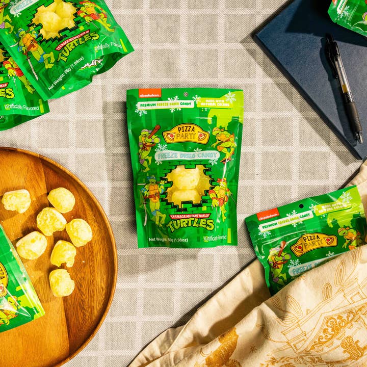 Bubblegum Kids - Wholesale Hard Candy - TMNT Pizza Party Freeze Dried Candy - 1.97oz, 10ct RRP4