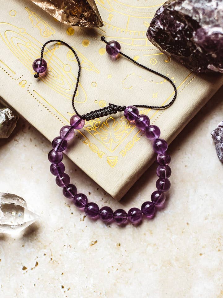 8mm Beaded Gemstone Bracelet | Natural Crystal Energy for wholesale by Mindful Living Co.