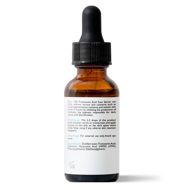 Omic Skincare - Wholesale Facial Serum/Concentrate - Omic+ 10% Tranexamic Acid Face Serum - Fade Dark Spots Fast 30ml6
