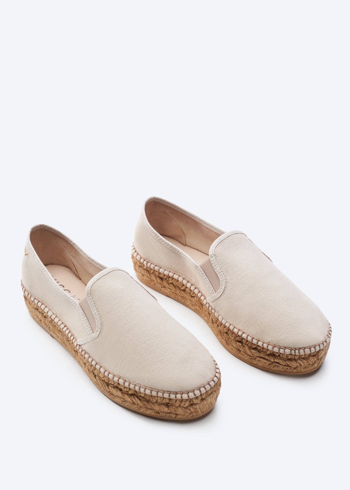 Castell Canvas Platform Espadrilles - Espresso for wholesale on Faire1