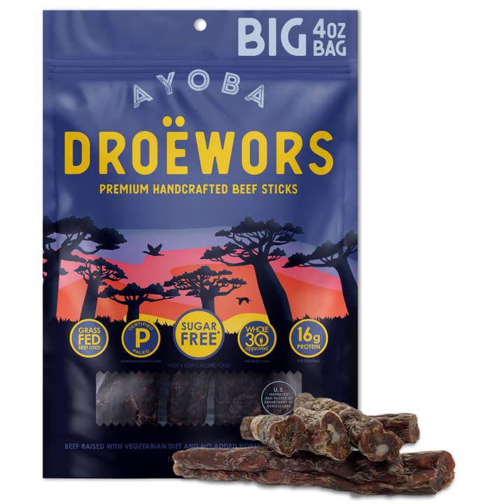 Ayoba - Wholesale Jerky - Traditional 'Droewors' Grass Fed Beef Sticks7