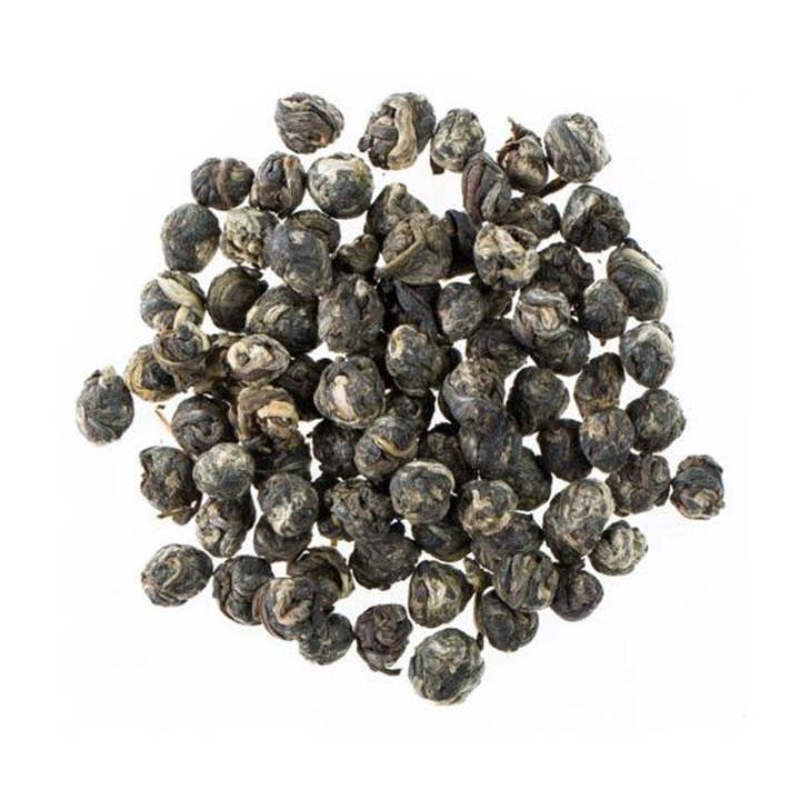 Thé vert parfumé jasmin - China perles de jade au jasmin BIO - Teatower BE-BIO-01 pour la vente par Teatower