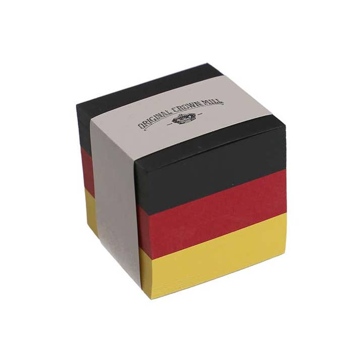 Royal Posthumus - Venta al por mayor Conjunto de papelería y tarjetas - Crown Mill | Bloc de cubos | 5x5x5 cm2