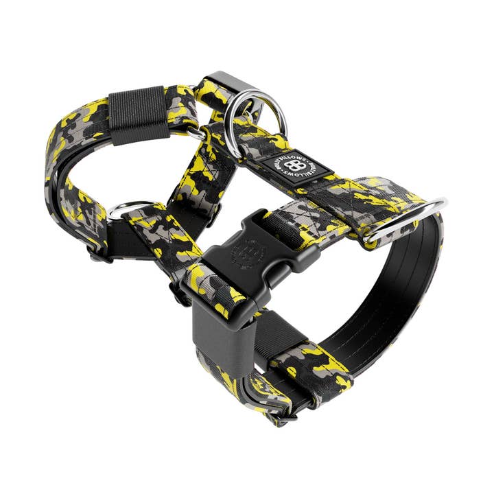 TRI-Harness Anti-Pull Adjustable CAMO Lightning v2.0 for wholesale by BullyBillows Ltd