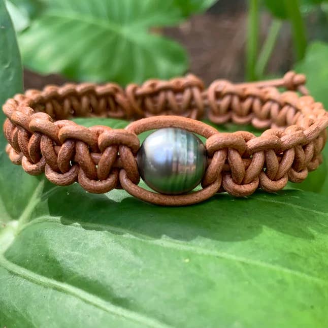 Unisex echtes Tahiti-Perlenarmband Tahiti Armband Yevga für den Großhandel von JewelryByYevga