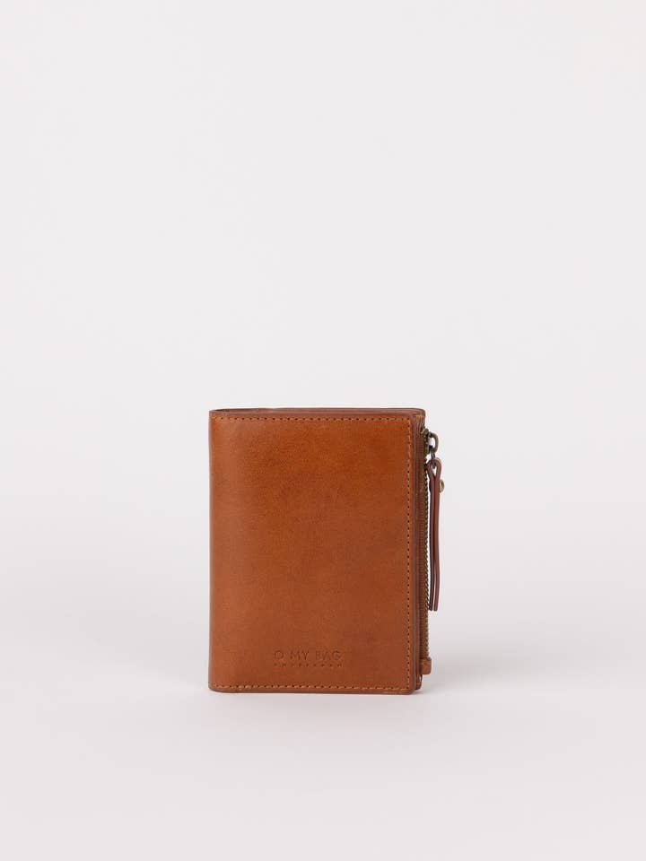 Jamie Wallet - Cognac Classic Leather for wholesale by O My Bag