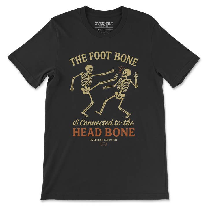 Overholt Supply Co. - Wholesale Screen Printed T-Shirt - Men's - OSC-091 Head Bone T-Shirt