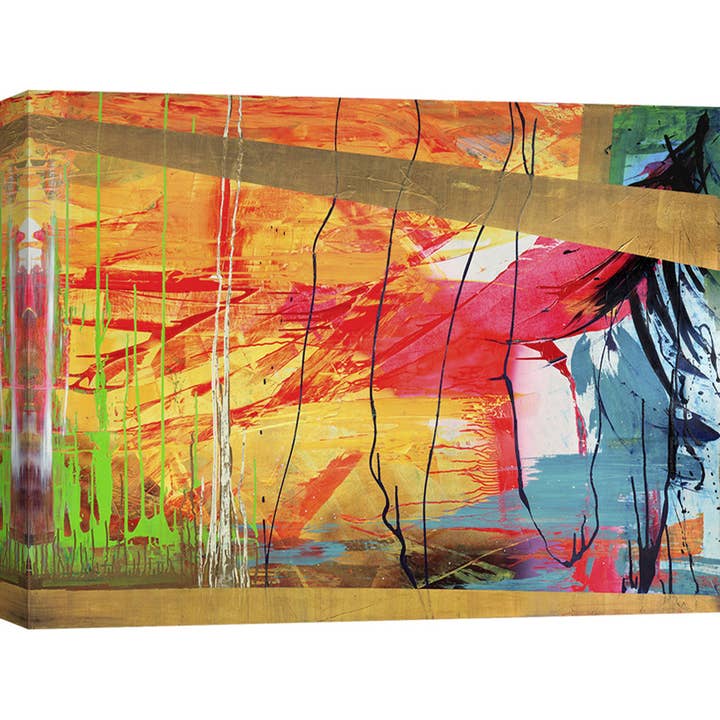 Moderne abstrakt maleri på lærred: Italo Corrado, Antigua for engroshandel hos Selected Artworks Italia