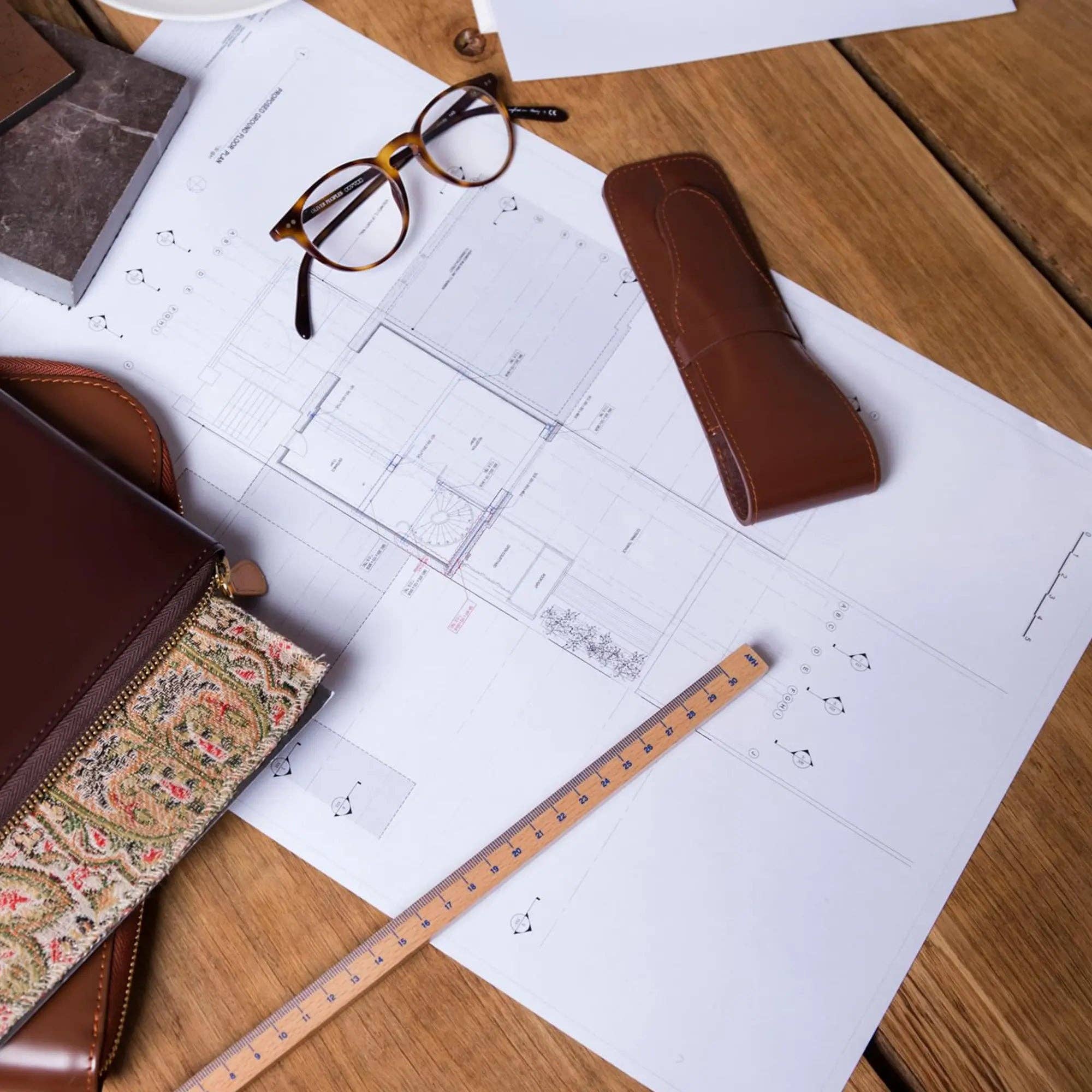 Ettinger – Porta-canetas e lápis por atacado – Estojo de caneta dupla Bridle Hide7