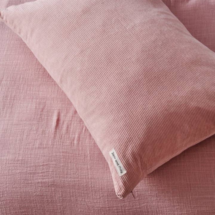 JADE AND MAY - Wholesale Bedding pillowcase/sham - Cord Cushion - Pink6