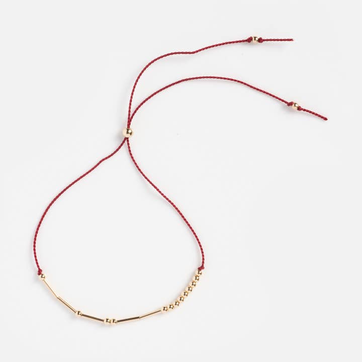 Pulseira de Código Morse - Cala-te por atacado de Adorn512