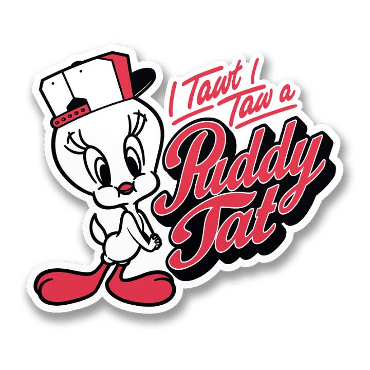 Hybris Production AB - Wholesale Sticker - I Tawt I Taw A Puddy Tat Sticker