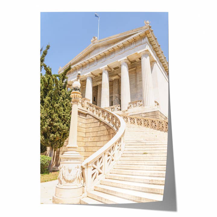 Bibliothèque nationale de Grèce | Tirage photographique d'art pour la vente par Natasha Riha Photography