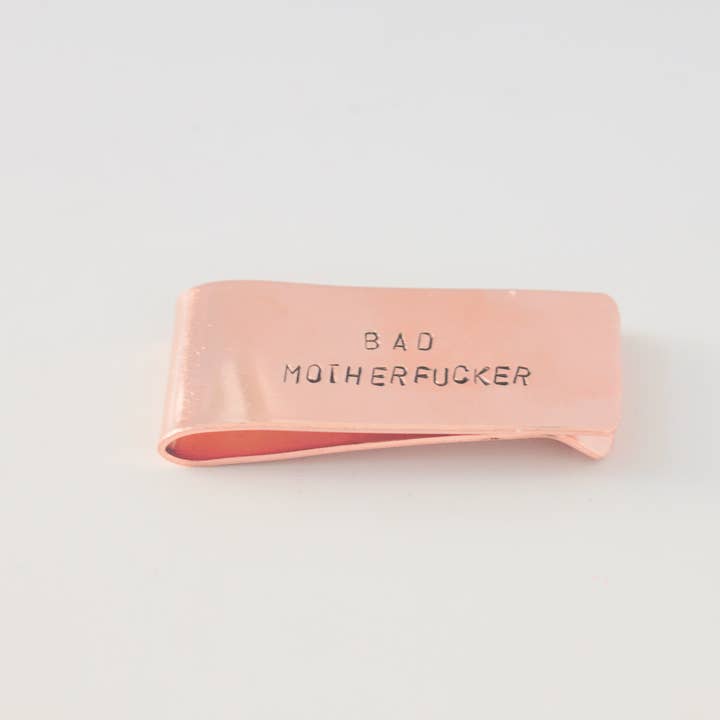 Lux + Luca Jewelry Co. – wholesale Money clip – Unisex – Money Clip Unisex Snarky Bad Motherfucker