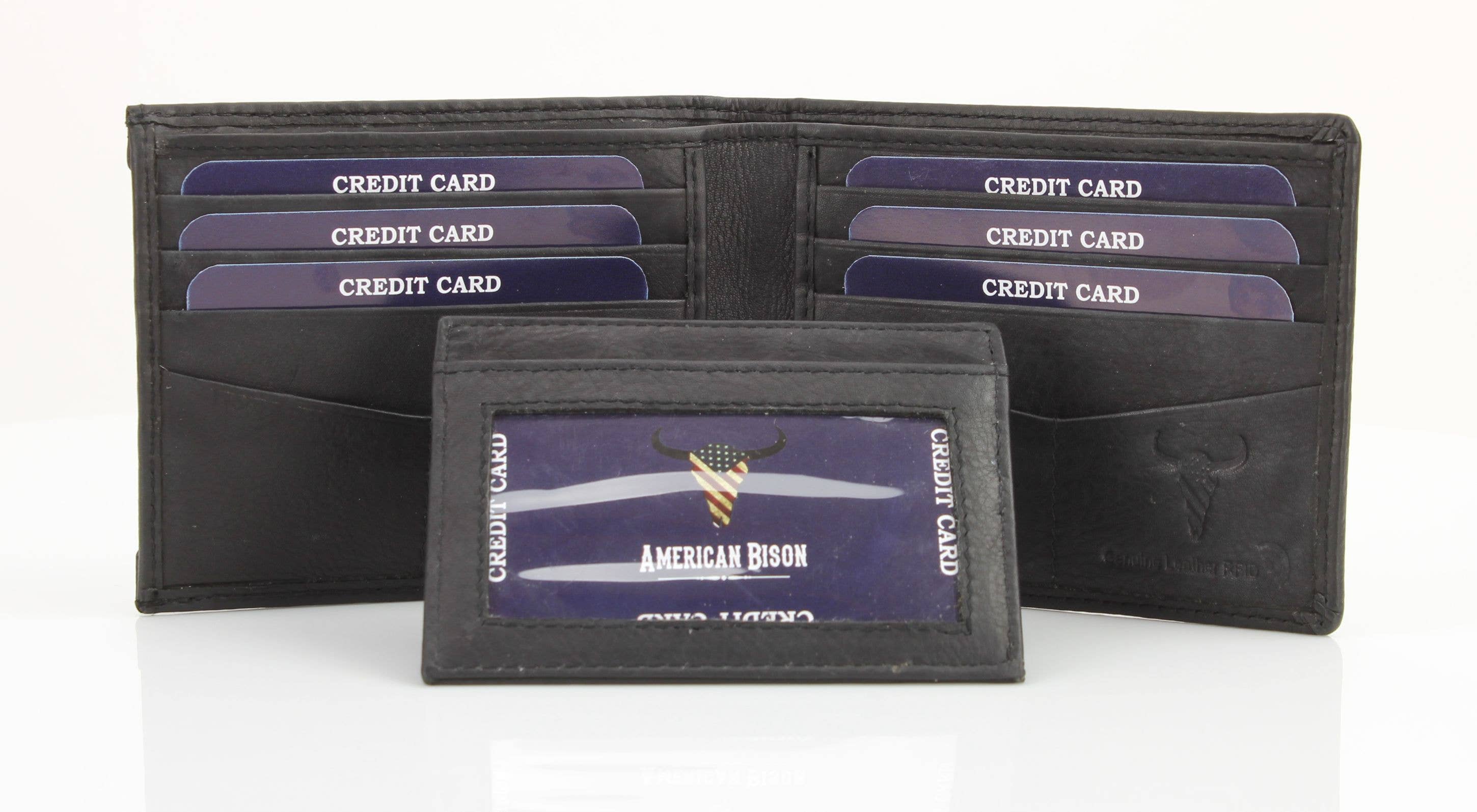 Leather Impressions Inc - Wholesale Wallet - Men's - Bifold Wallet w/ Removable Card Sleeve 157252