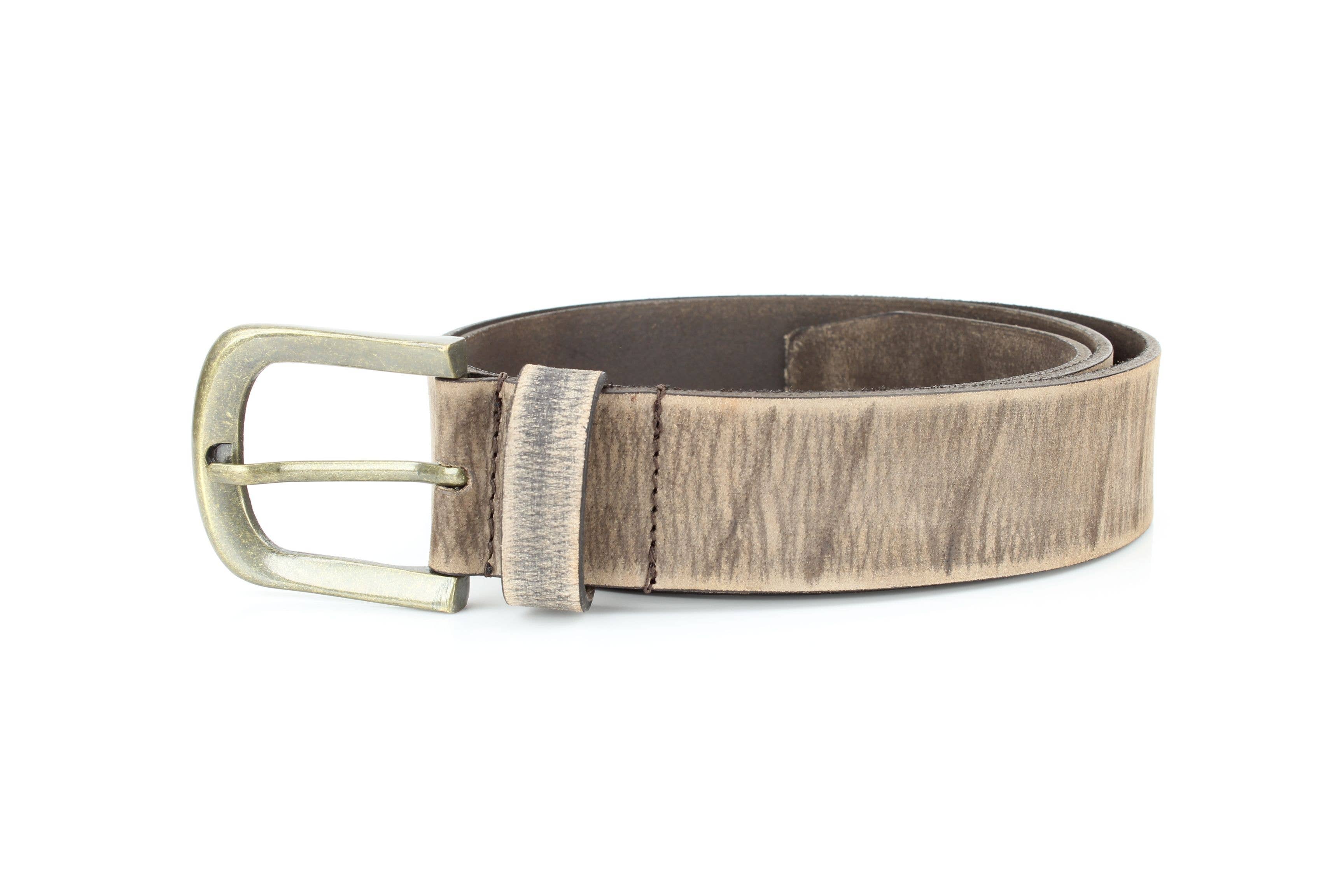 Leather Impressions Inc - Wholesale Belt - Unisex - Matte Distressed Variegated Leather Belt ABB-13-242096