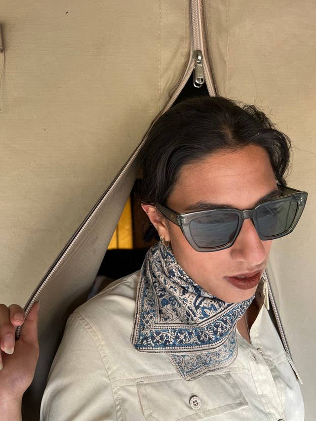 Peaceware – wholesale Bandana – Unisex – Bandana - Himalayan Poppy Kalamkari Print4