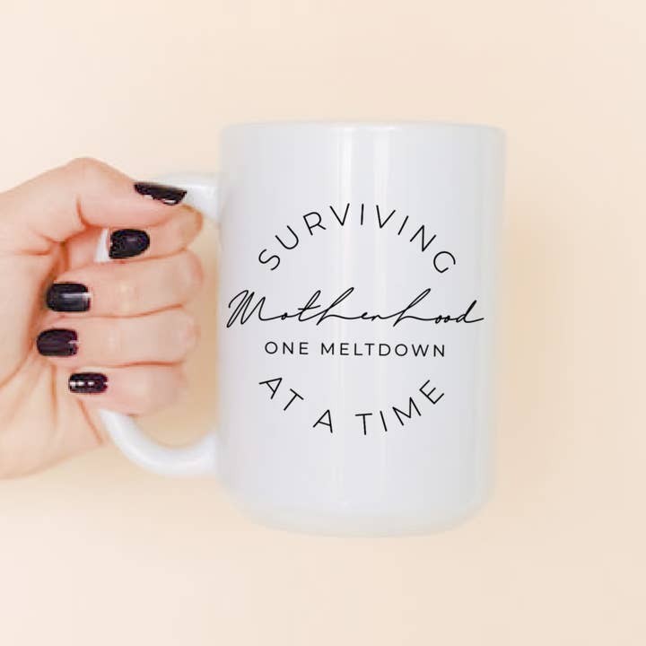 Mug and Mini - Wholesale Coffee Mug - Surviving motherhood mug, Mom gift, Mother's day, coffee mug