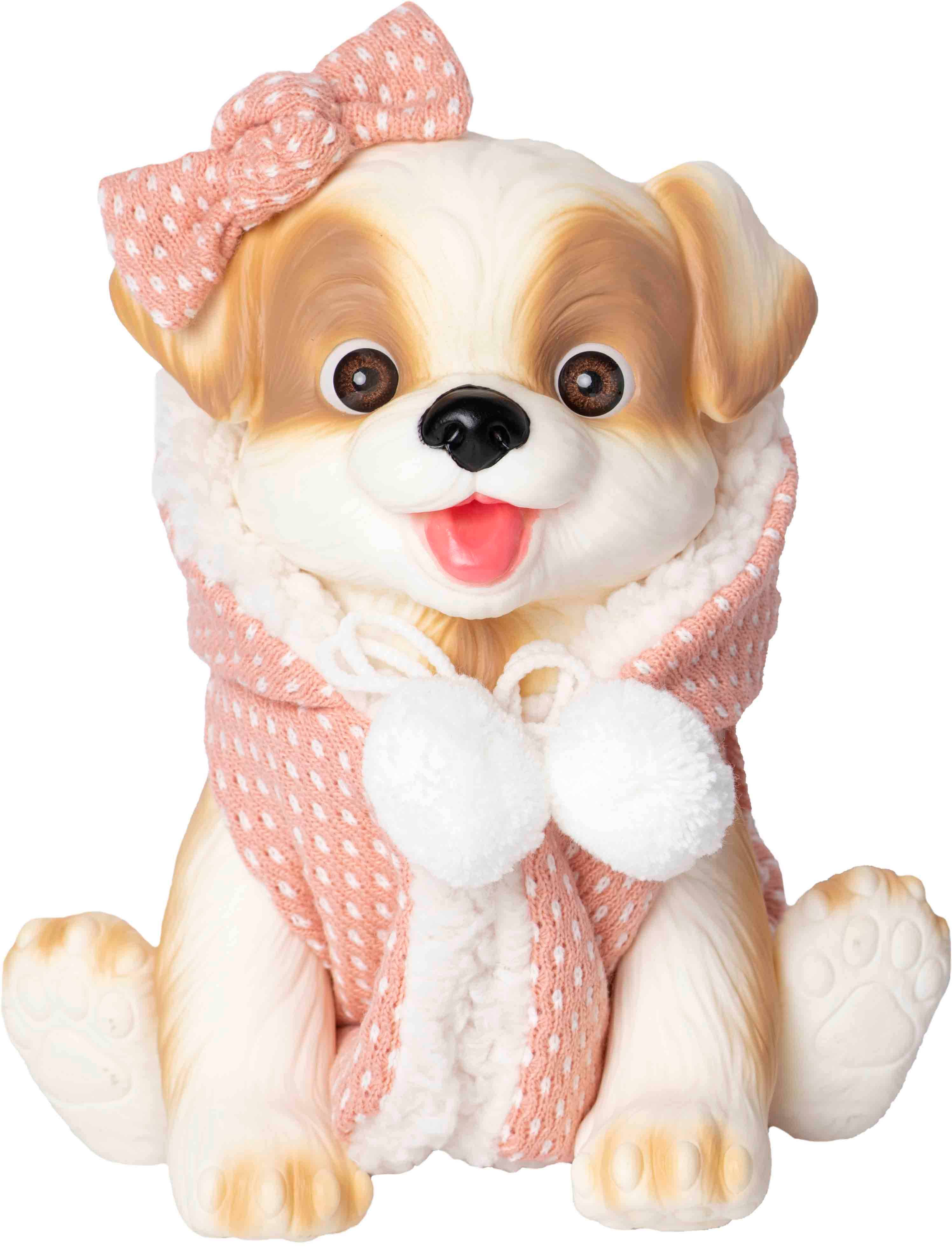 MUÑECAS ROSATOYS, S.L. - Wholesale Doll - Kids - White Puppy Coral Vest1