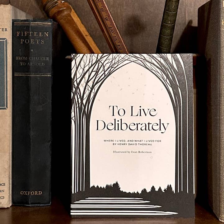 Obvious State - Wholesale Display Book - To Live Deliberately, Henry David Thoreau10