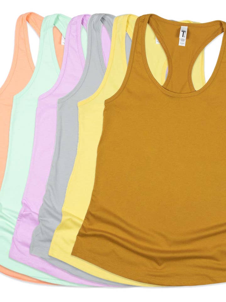 Dames Racerback Tanktop Ideal voor wholesale door Print The Dream