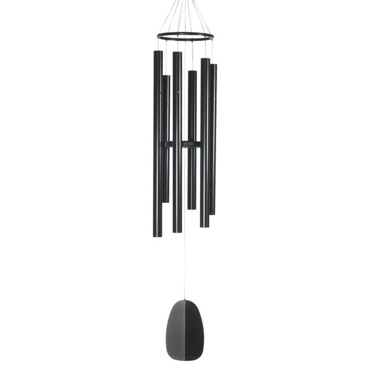 Woodstock Chimes - Wholesale Wind Chime - Bells of Paradiseâ„¢ - Black 54"