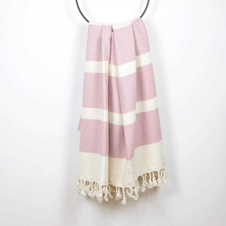 Organic Cotton Hammam Towel Dalya Pink for wholesale by Yolunda