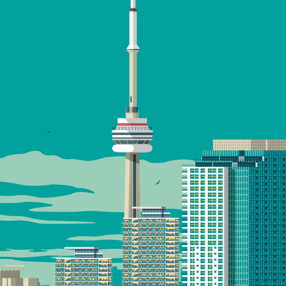 Olahoop Travel Posters - Wholesale Poster - Toronto Ontario - Canada travel poster3