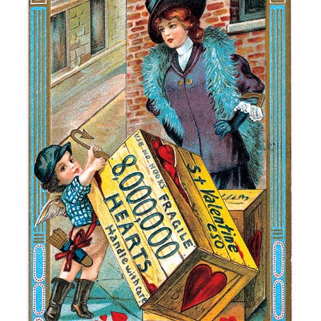 Laughing Elephant – Großhandel Postkarten-Set – Postkartenbox zum Valentinstag - 36 einzigartige Vintage-Postkarten33